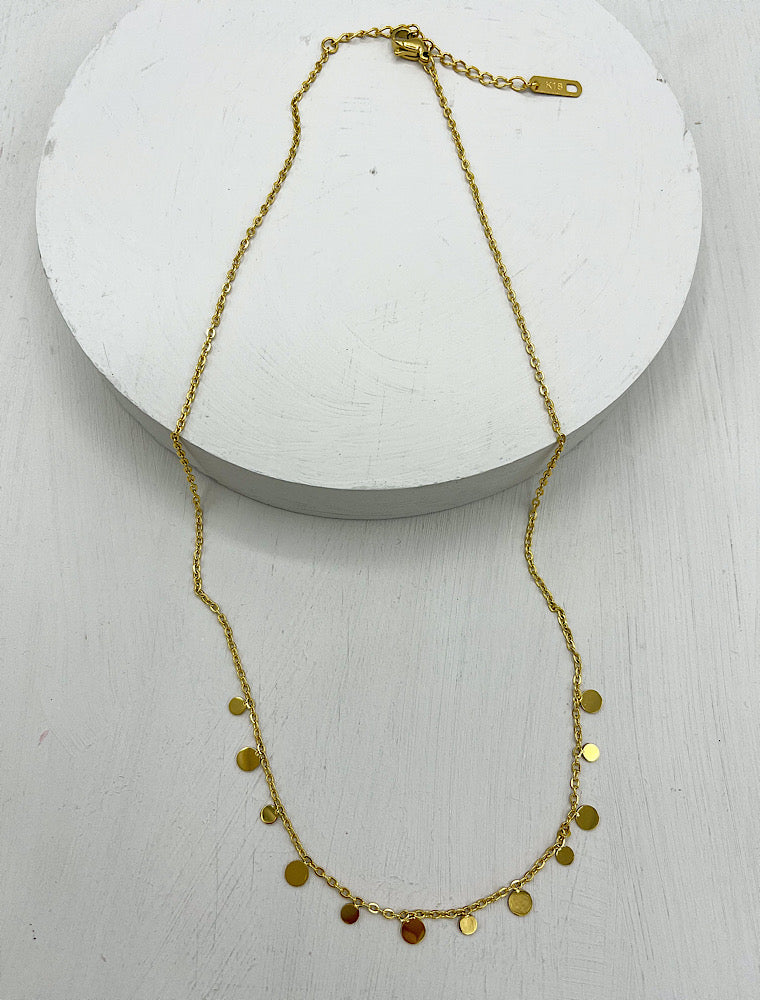Olia Brie waterproof necklace-gold