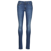 Replay Ladies WHW689 Blue / Dark High Waisted Skinny Jeans