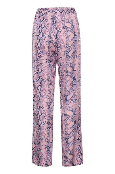 Inwear Printed Dwyn Silky pants pink blue