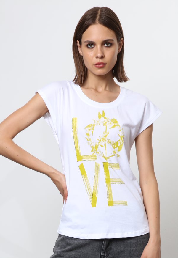 Religion Love T-Shirt White