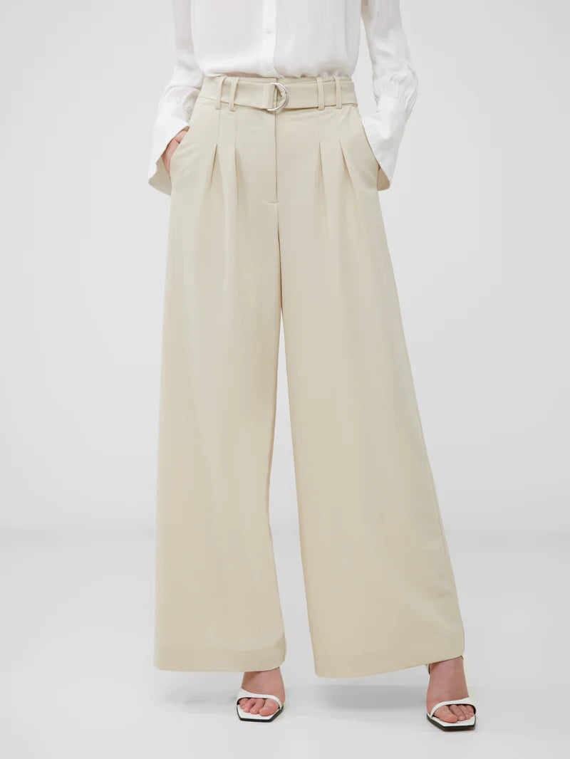French Connection Everly Suiting Trousers In Oyster Grey