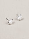 Olia Diana Earrings – Silver/Pearl