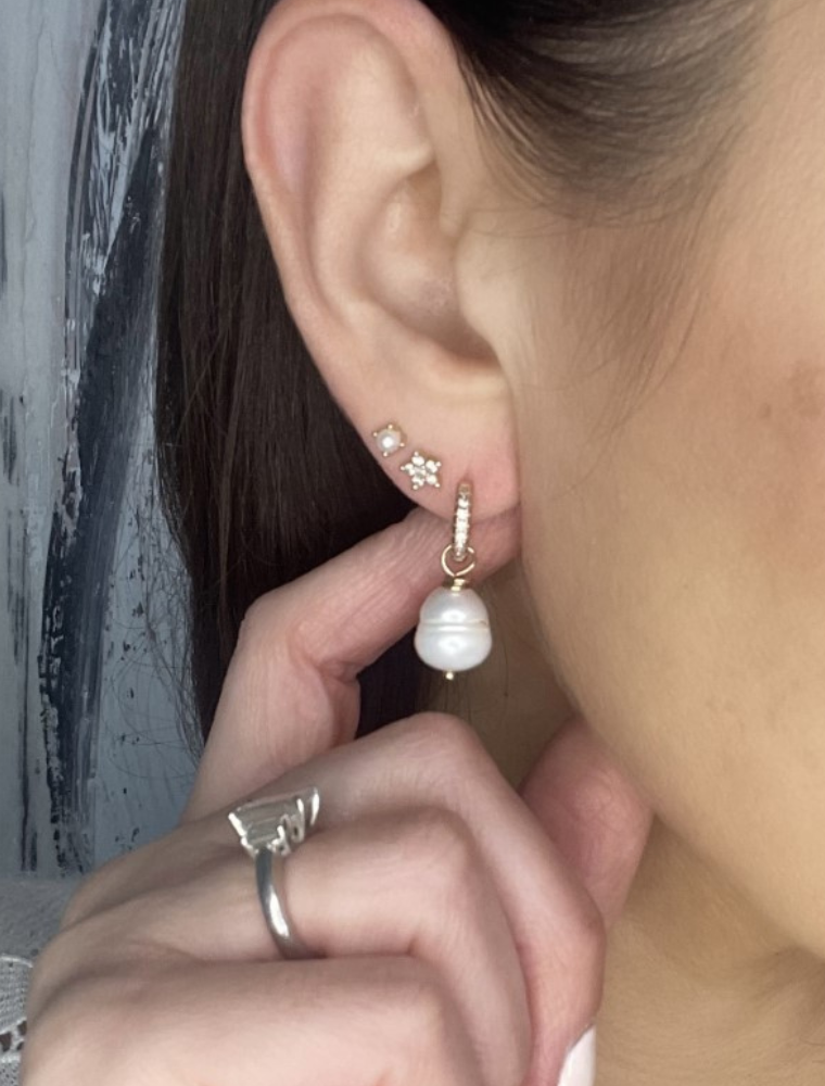Olia Titania Earrings Silver