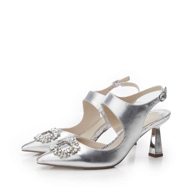 Moda In Pelle Ginazia Silver Shoe