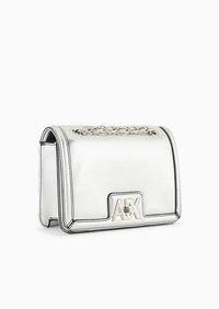 Armani Exchange Small Silver Crossbody Bag