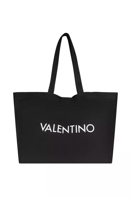 Valentino Inwood Canvas Bag In Black