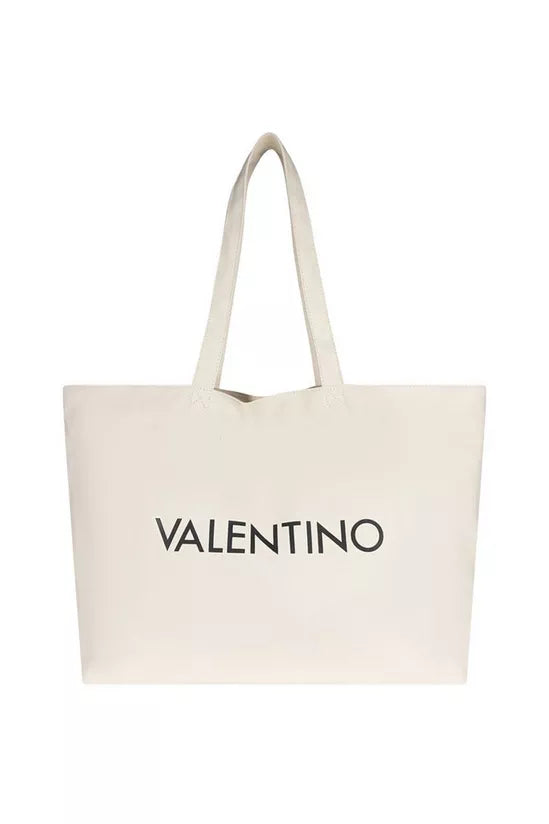 Valentino Inwood Canvas Bag In Cream