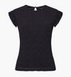 French Connection Wanda Textured Top Black