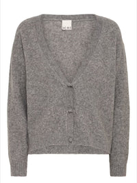 ICHI Dasila Cardigan In Grey