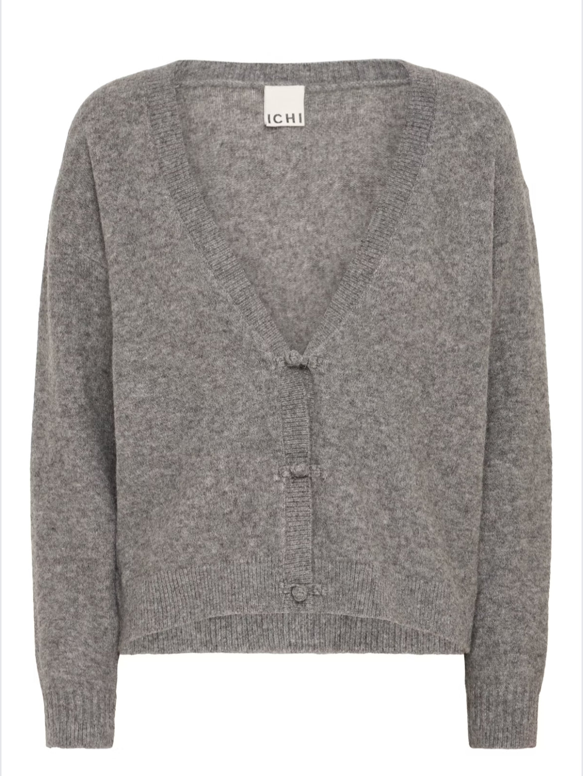 ICHI Dasila Cardigan In Grey