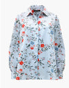 French Connection Floral Printed Shirt Blue