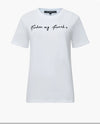 French Connection Pardon My French Graphic T-Shirt White