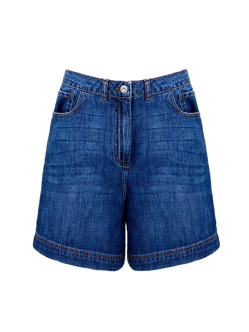 French Connection Finley Denim Shorts Vintage Denim