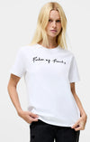 French Connection Pardon My French Graphic T-Shirt White