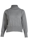 NU Denmark Adea Studded Jumper Grey Mix