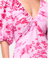 French Connection Isla Odetta Twist Neck Dress Pink