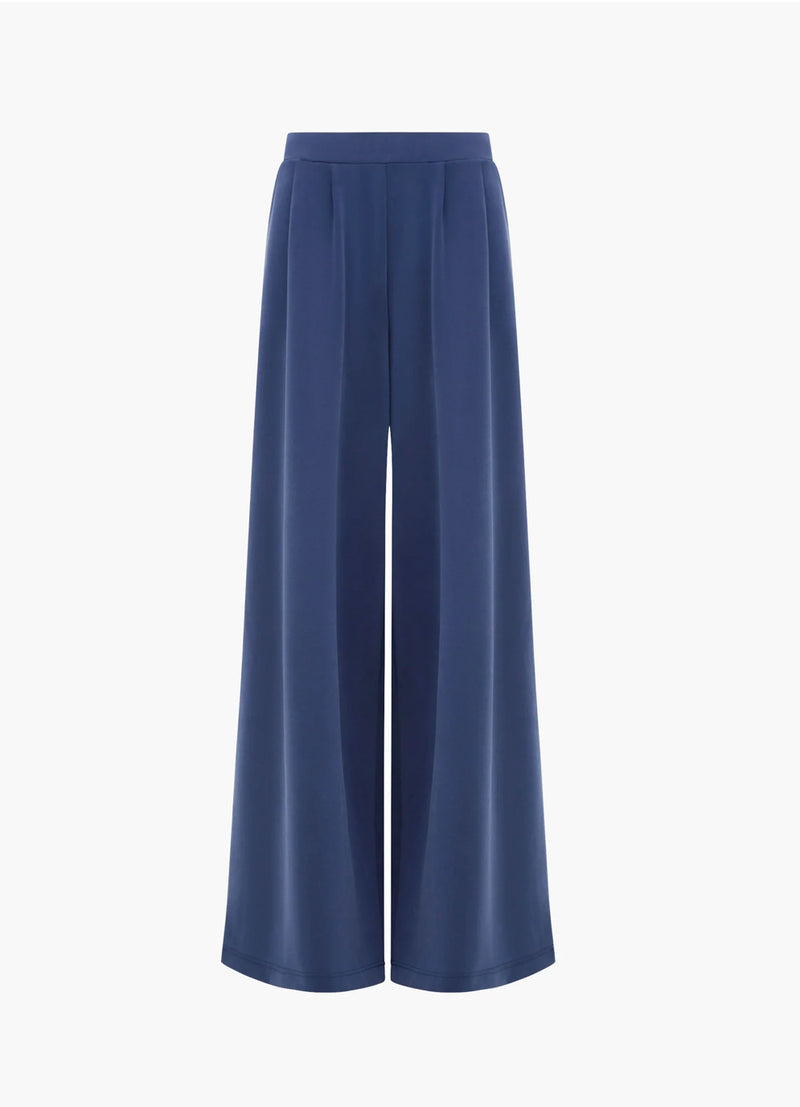 French Connection Wren Wide Leg Trouser Midnight Blue