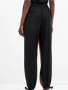French Connection Bella Twill Contrast Trousers Black/Pecan