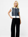 French Connection Klara Sleeveless Knit Jumper Navy/Winter White