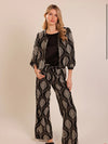 TRAFFIC PEOPLE LOVE AND ANARCHY PADDLE JACKET BLACK