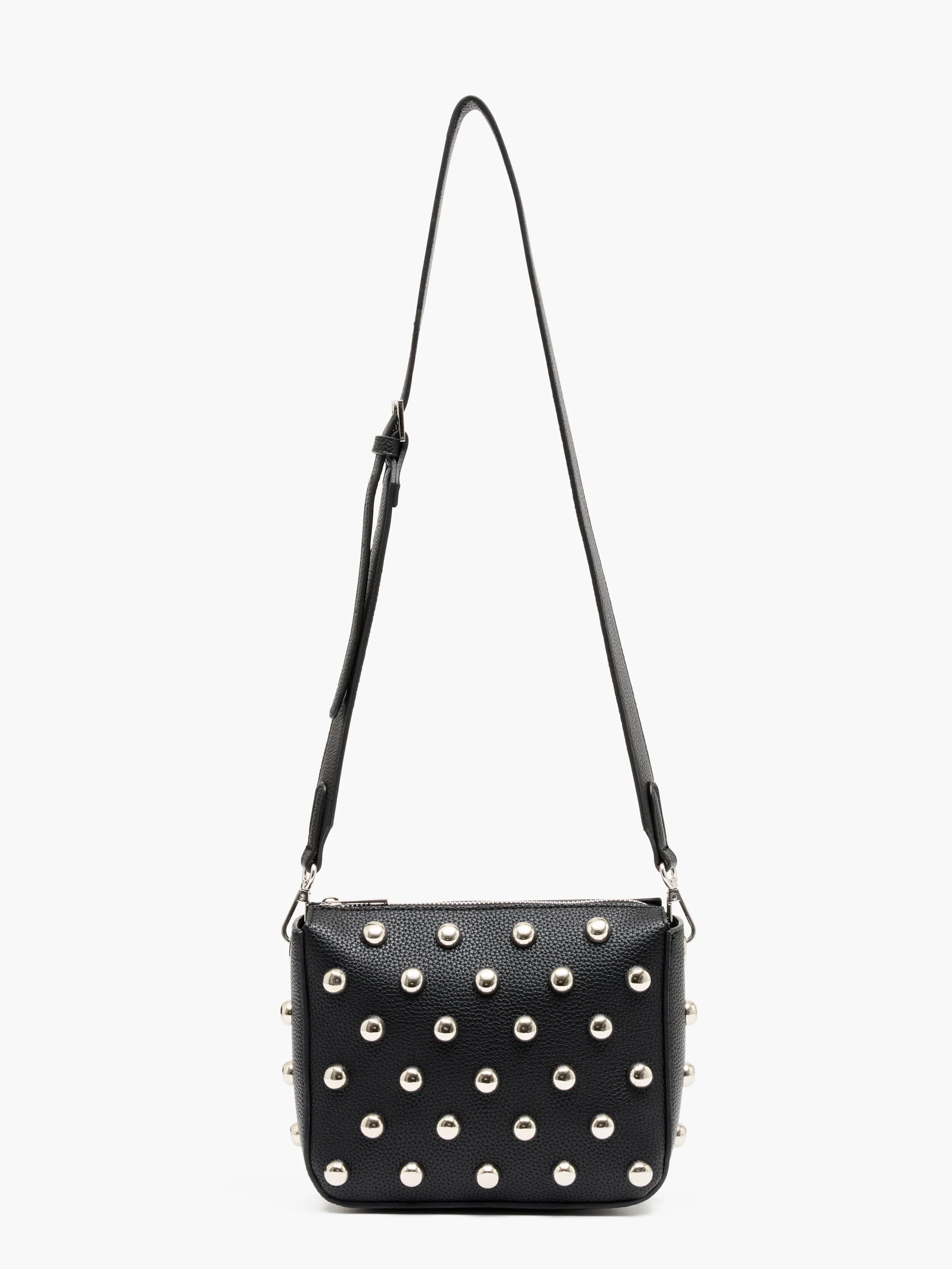 French Connection Dome Studded Crossbady Bag Black