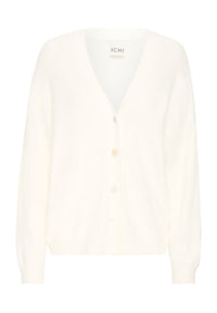 ICHI Brula Soft Cardigan Cloud Dancer