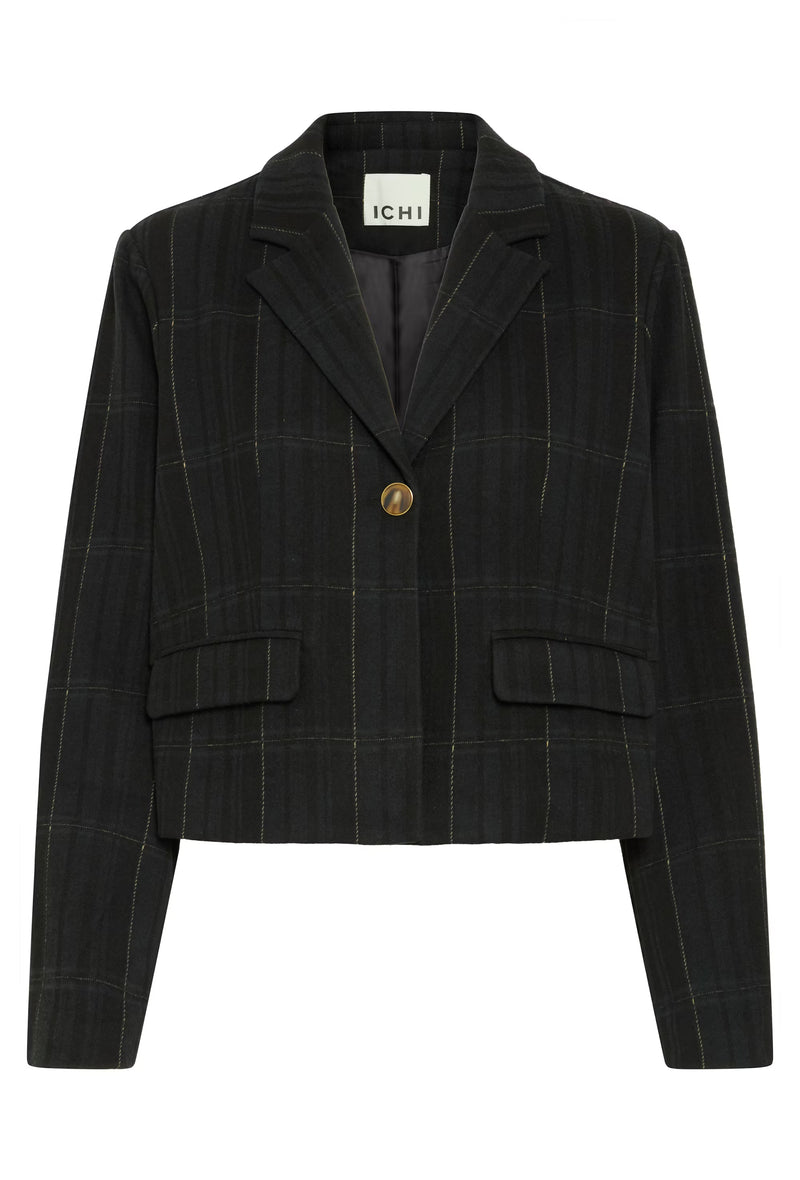 ICHIKATE WOOLLEY Jacket Green Check