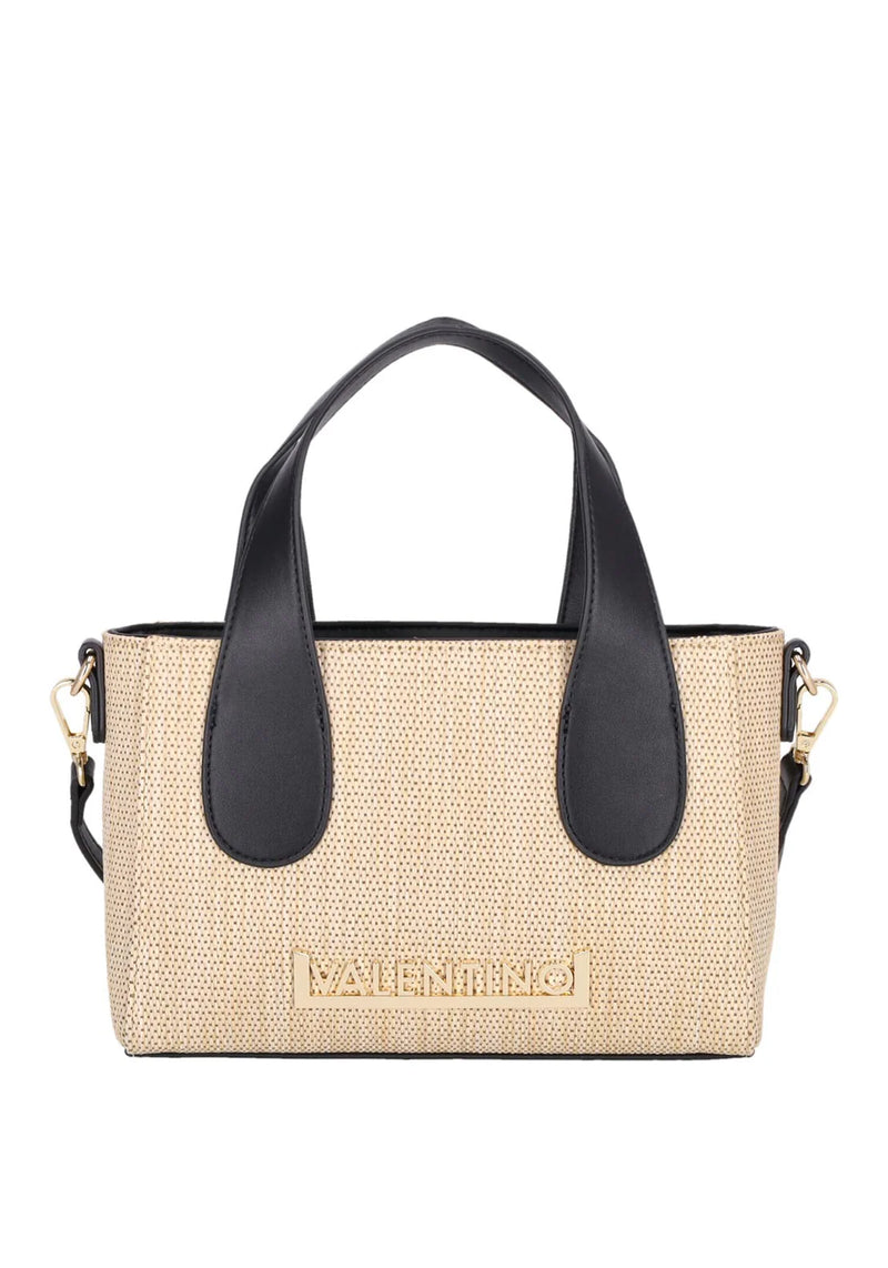 Valentino Copacabana Bag In Natural/Nero