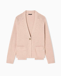 Armani Exchange Chunky Cardigan In Sand