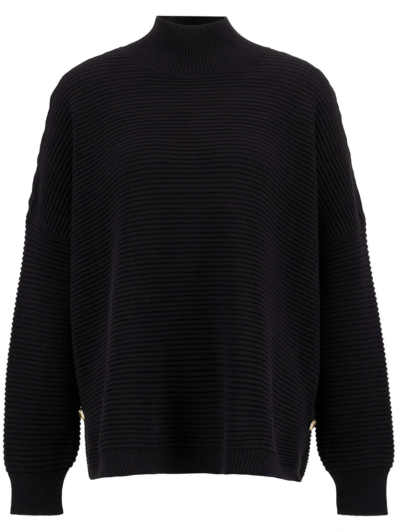 Barbour Kaia Knitted Jumper Black