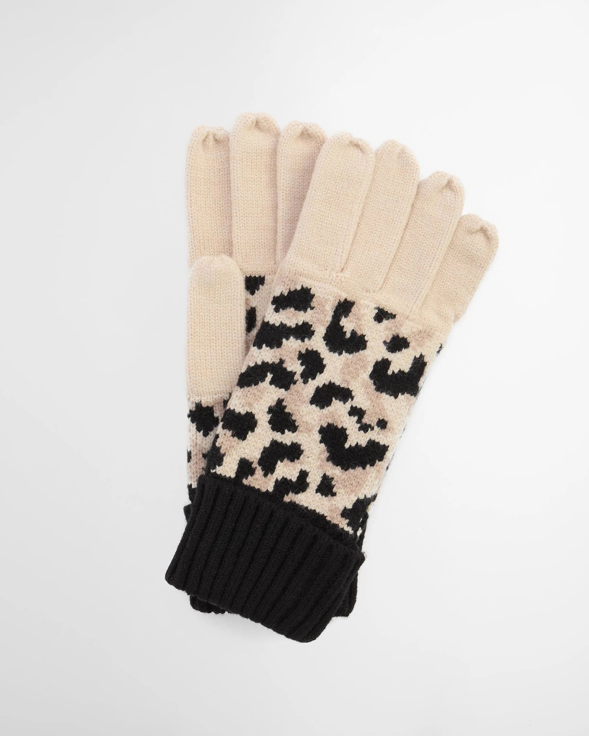 Barbour International Harley Leopard Gloves
