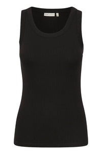 Inwear Dagna Ribbed Vest Top Black