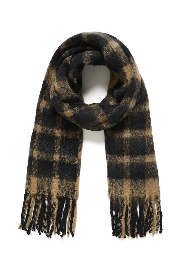 Saint Tropez FalbertaSZ Scarf In Black/Brown
