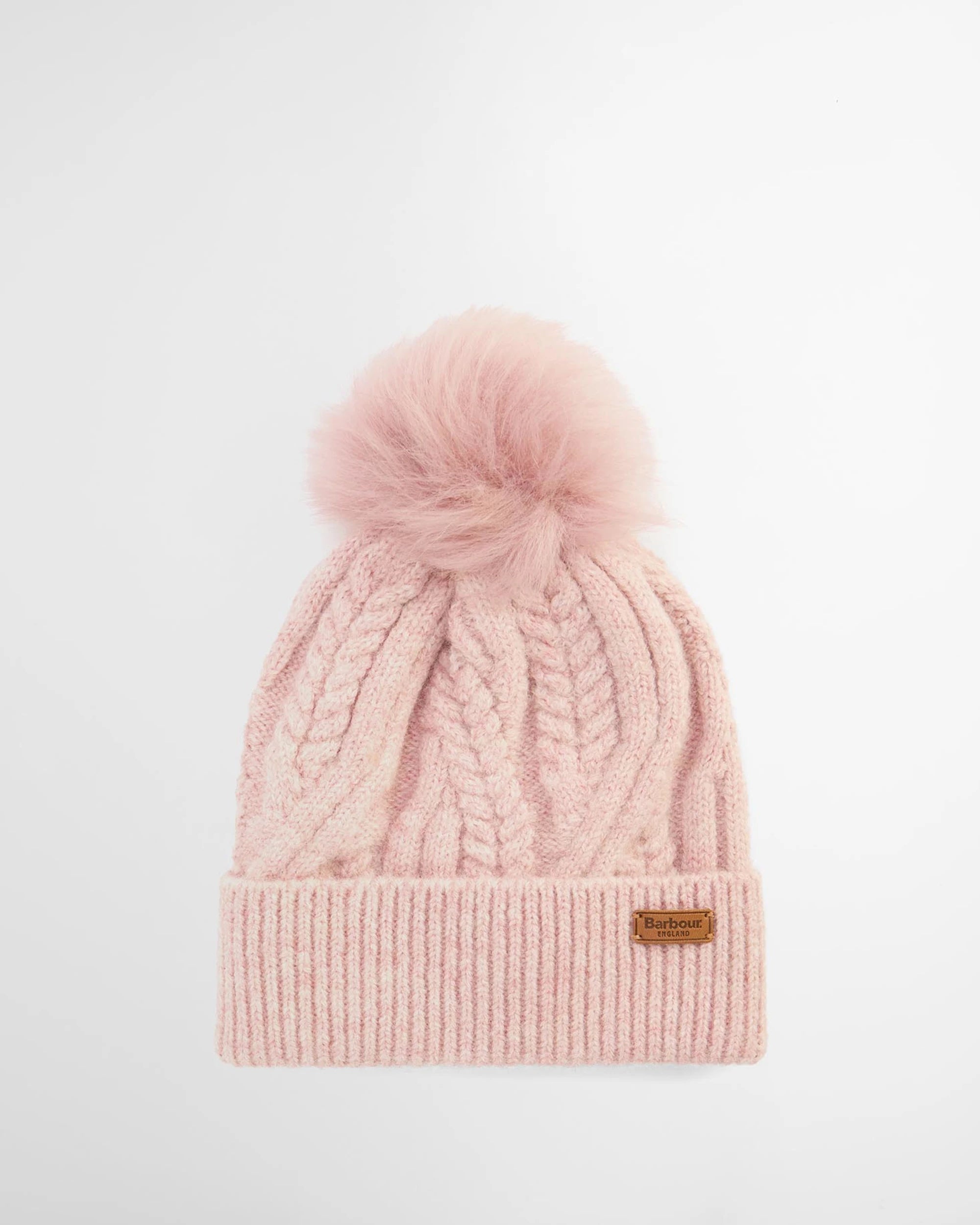 Barbour Elsdon Beanie Hat Pink