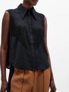 French Connection Mila Frindge Top Black