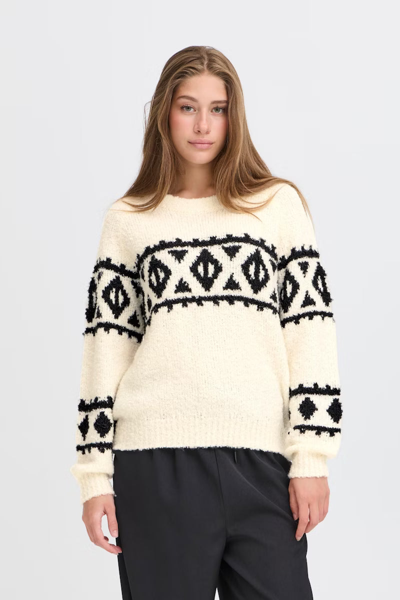 ICHI Carnani Jumper Birch