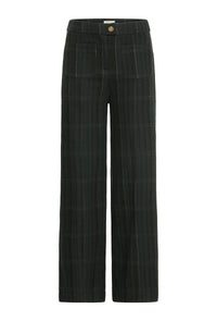 ICHI Kate Woolley Trouser Green