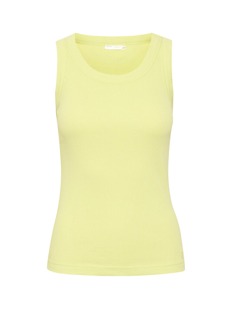 Inwear Dagna Ribbed Vest Top Lime Sorbet