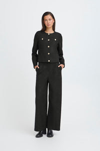 ICHI Kate Gleam Trouser Black