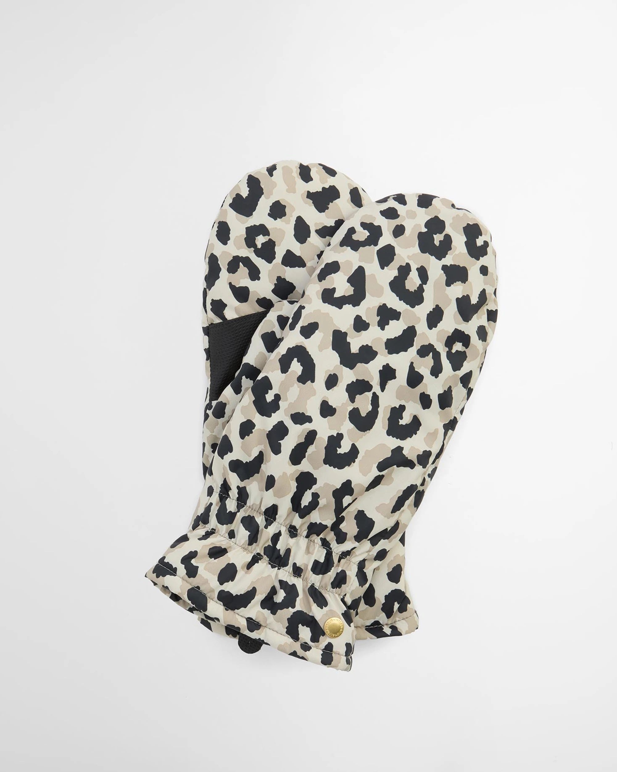 Barbour Harley Waterproof Mittens Jasmine Leopard