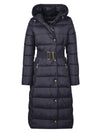 Barbour Track Line Quilted Jacket Black