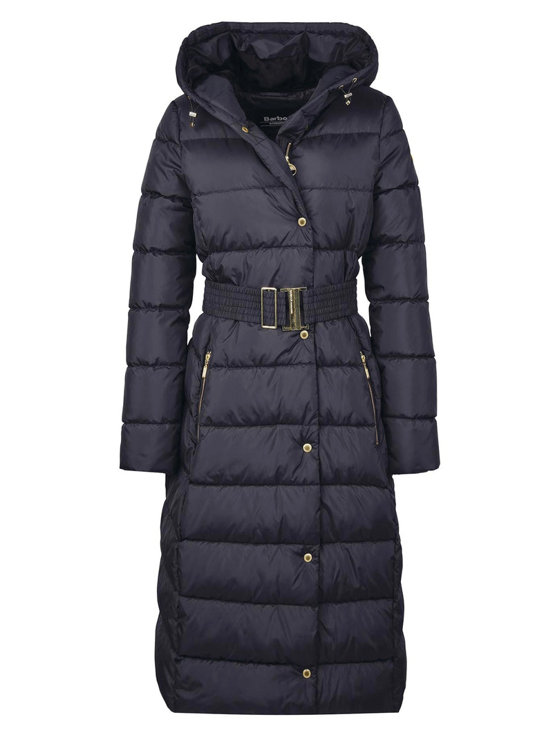 Barbour Track Line Quilted Jacket Black