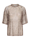 Saint Tropez Loreen Tshirt Leopard Print