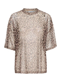 Saint Tropez Loreen Tshirt Leopard Print