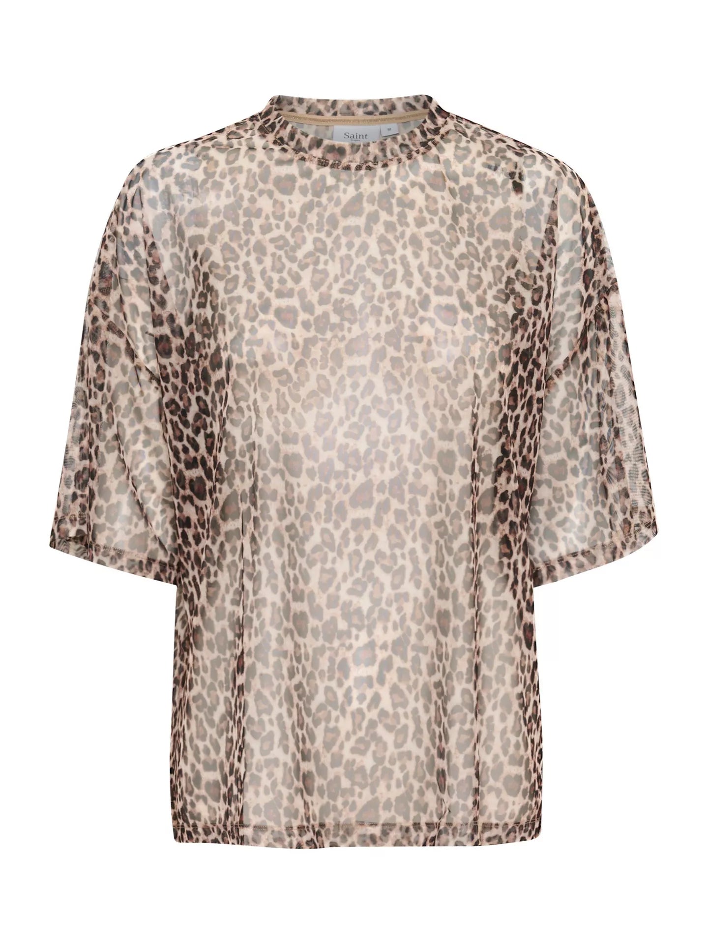 Saint Tropez Loreen Tshirt Leopard Print