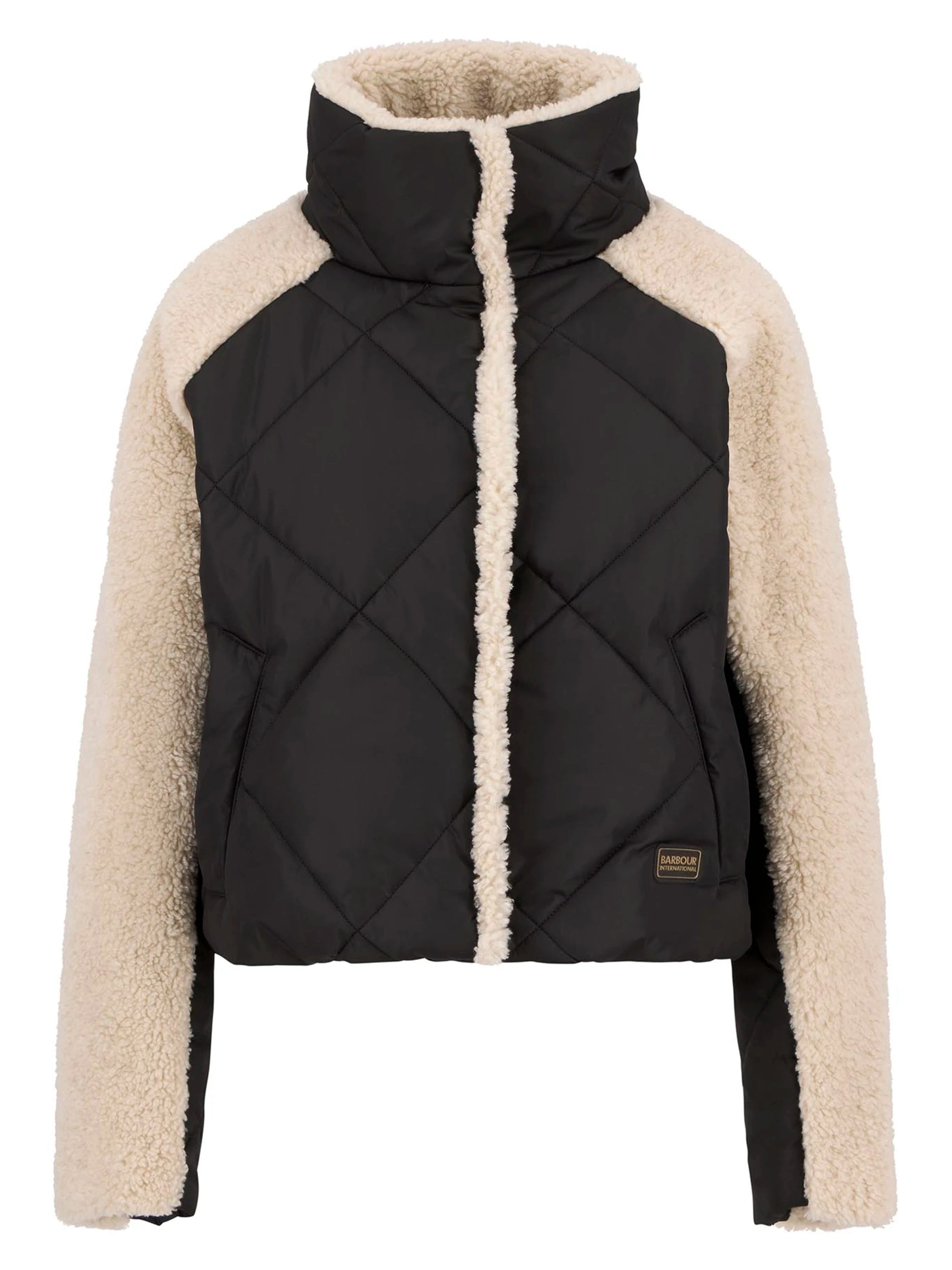 Barbour Osaka Quilted Jacket Black/Jasmine