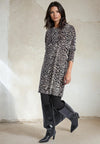 Religion Emmy Dress Silver Animal Print