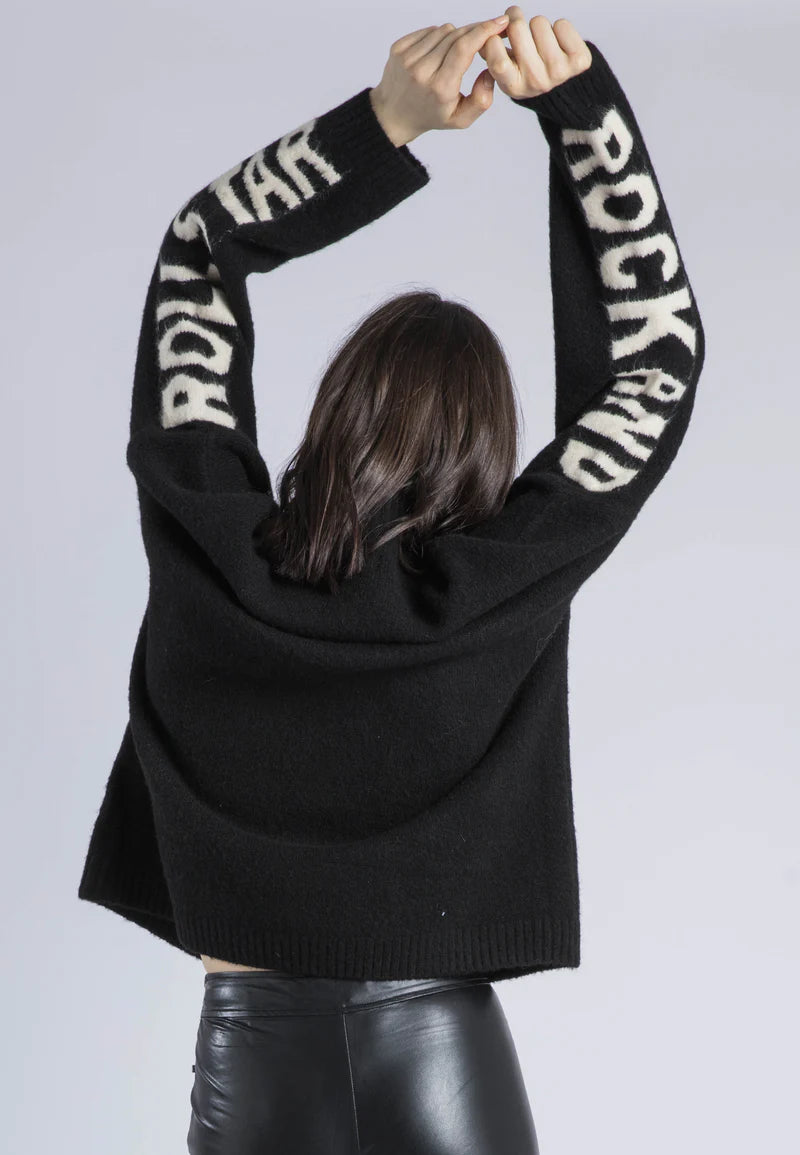 Religion Phoebe Cardigan Black/White