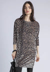 Religion Emmy Dress Silver Animal Print