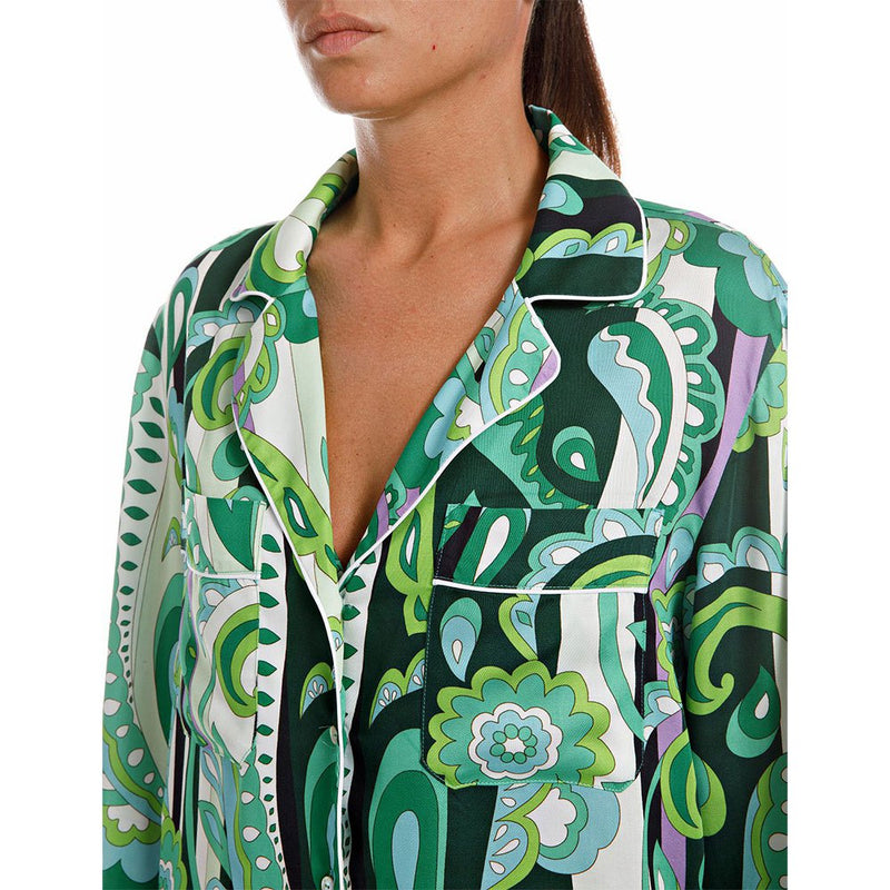 Replay Green 70s Long Sleeve Shirt